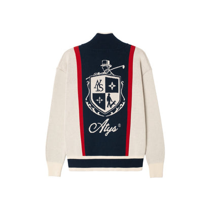 Gentle League Knit Zip Jacket