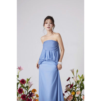 Milfoe Chiffon Long Dress