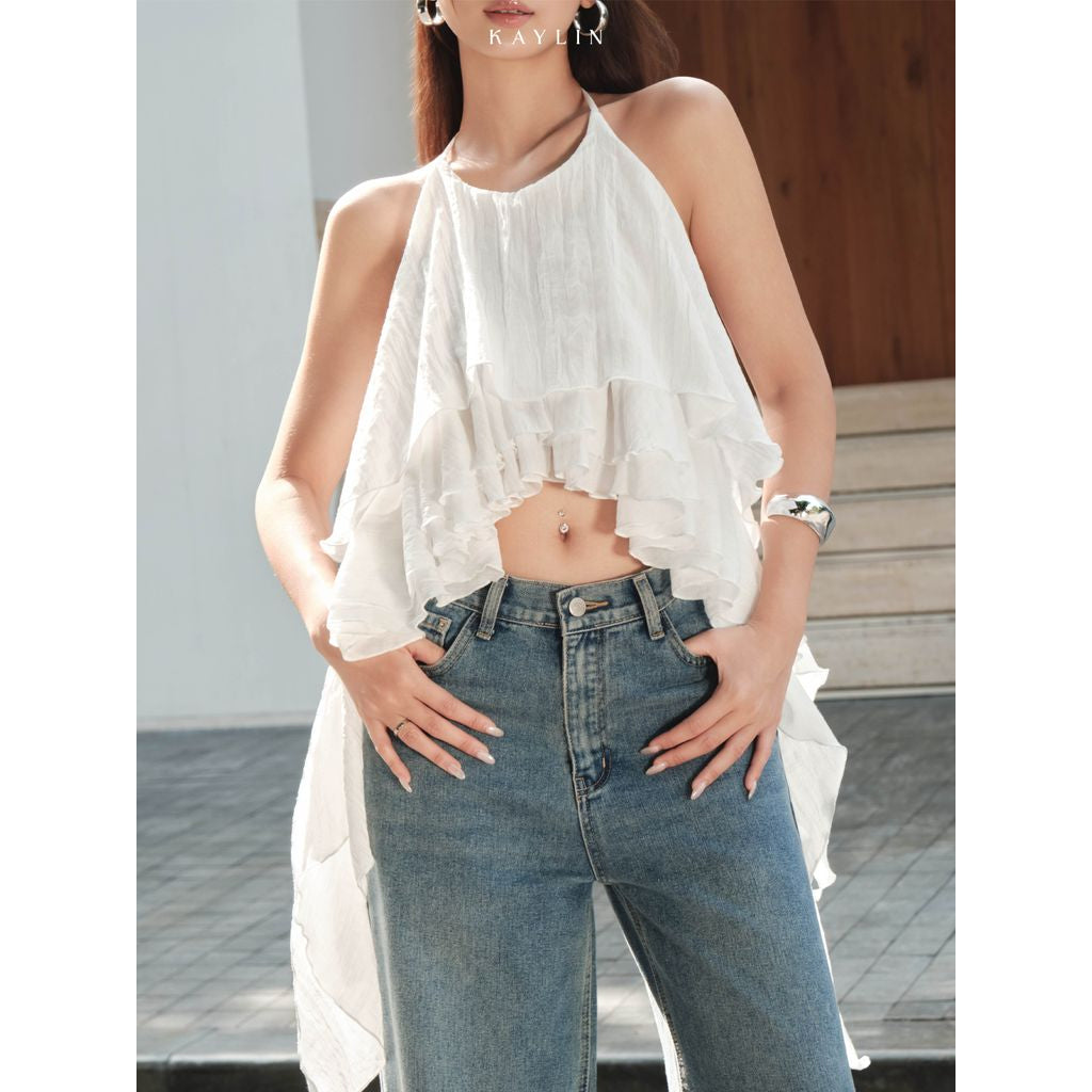 Noir Halter Top