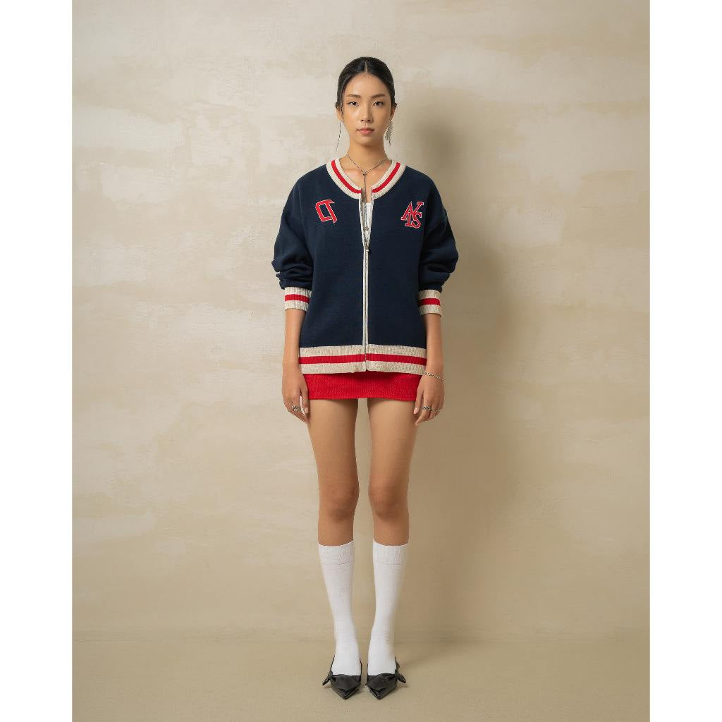 HOMELAND Zipper Knit Sweater