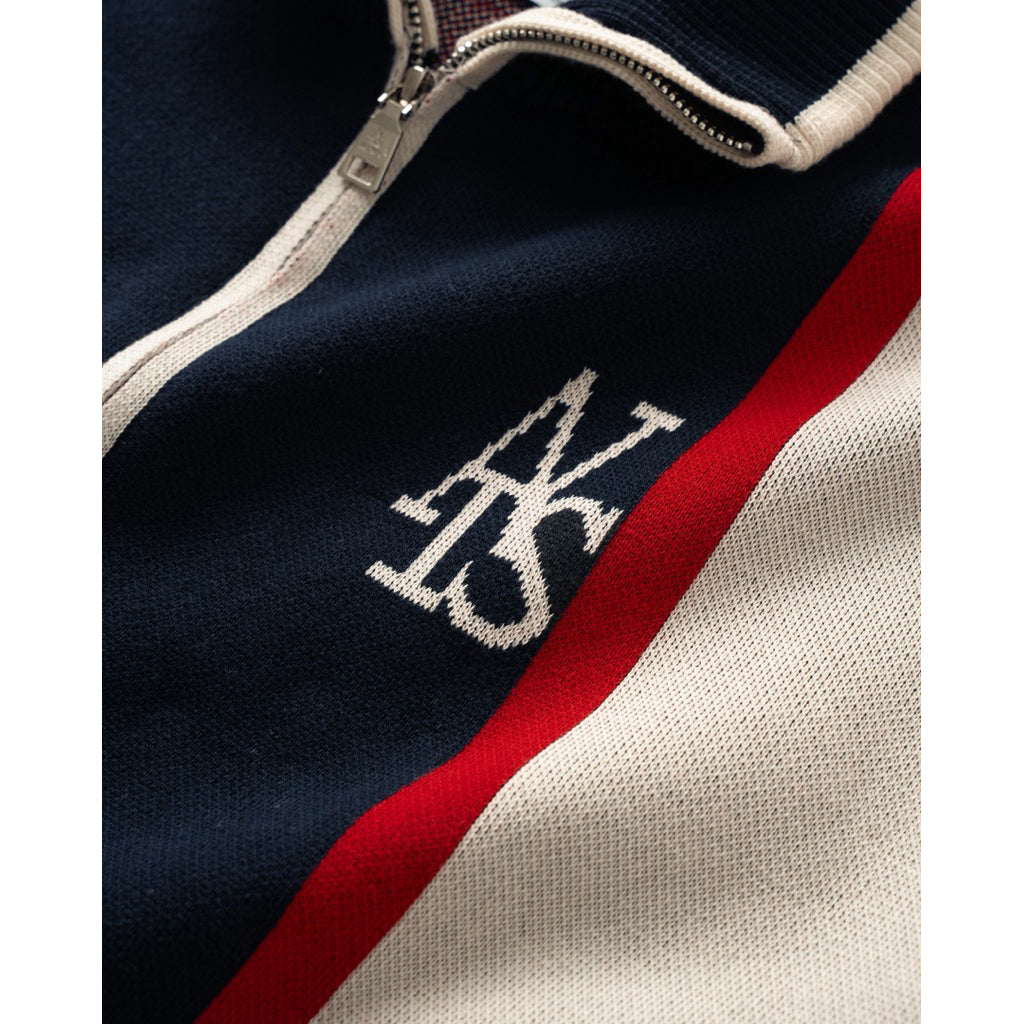 Gentle League Knit Zip Jacket