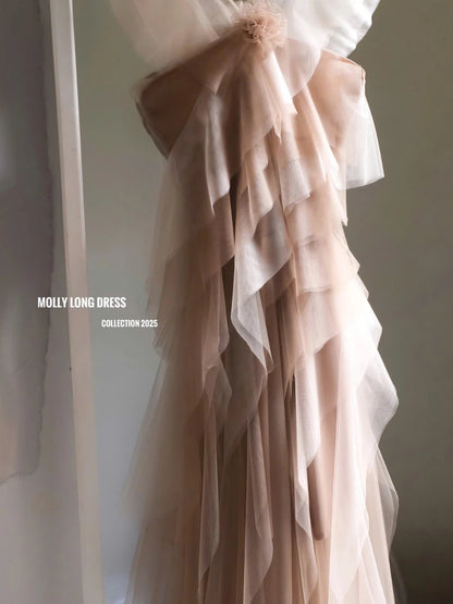 Molly Pastel Wave Gown