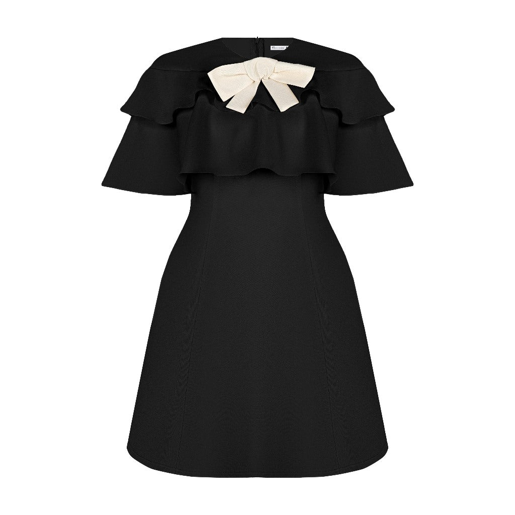 Cape Bow Dress