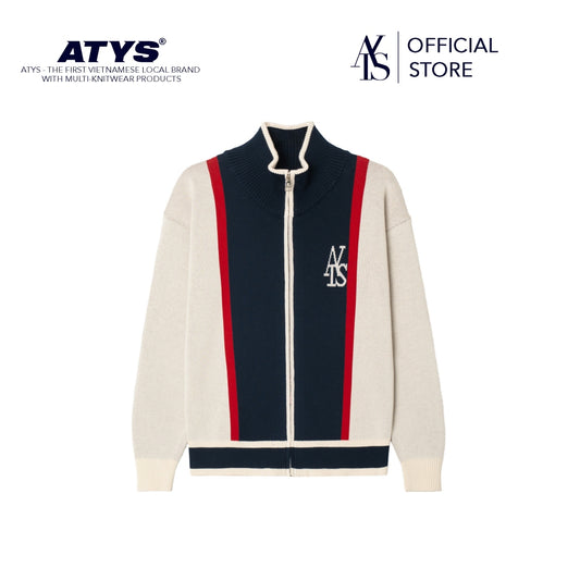Gentle League Knit Zip Jacket