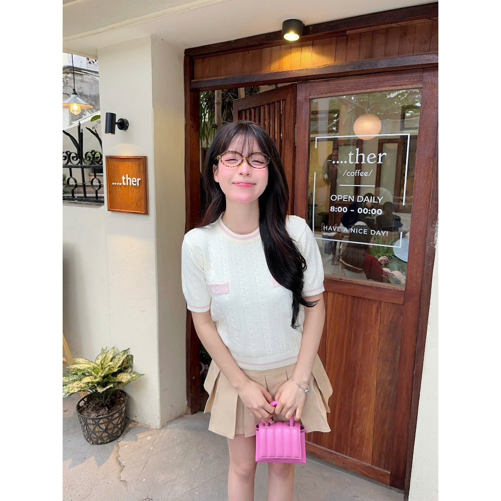 Bow Knit Top