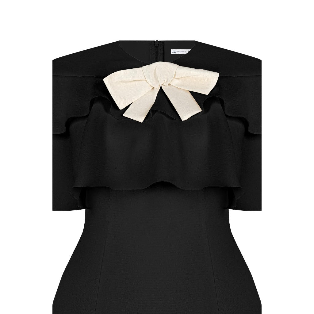 Cape Bow Dress