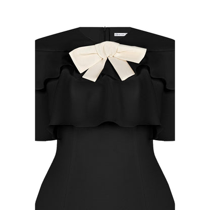 Cape Bow Dress