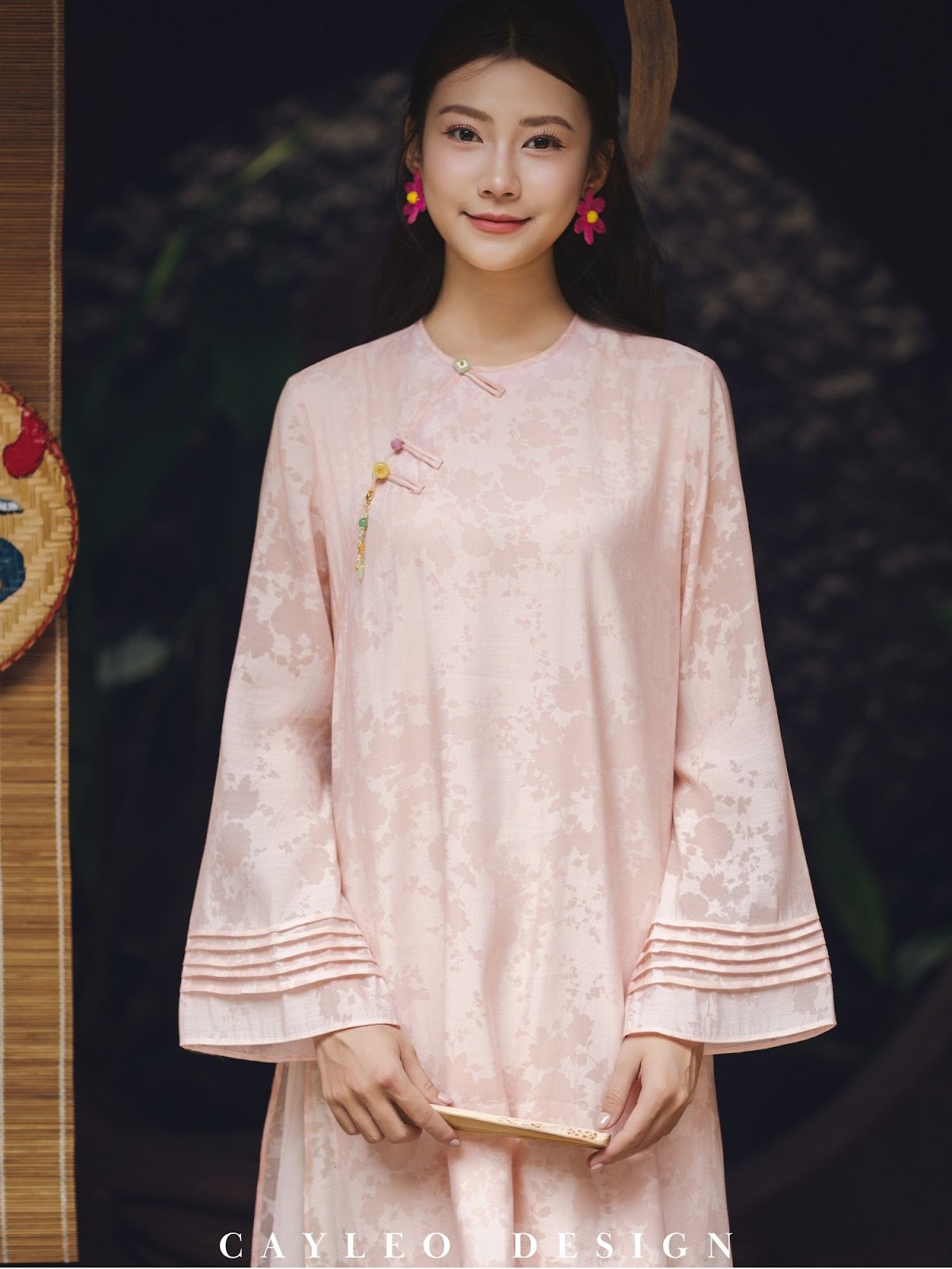 Áo khoác cardigan len mỏng chất lông thỏ dáng ngắn cổ tròn thời trang basic nhẹ nhàng
