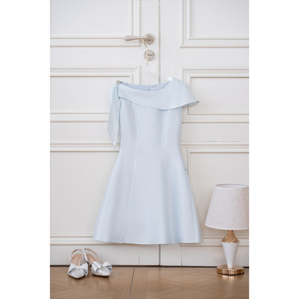 Asymmetric Shoulder Dress