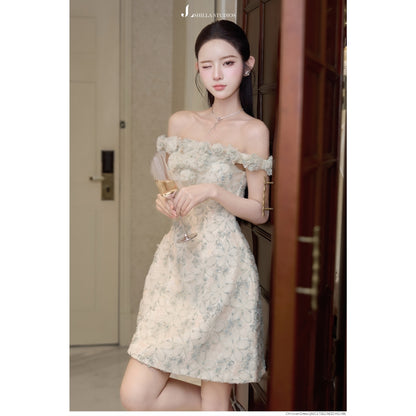 Shilla Off-Shoulder Floral Dress