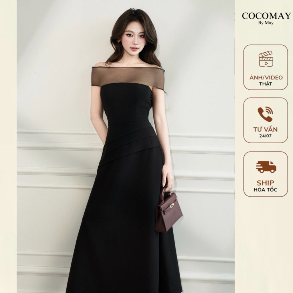Noir Veil Dress