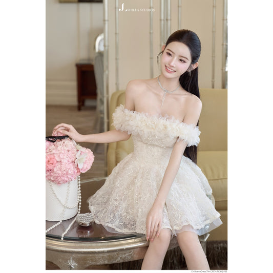 Arena Off-Shoulder Floral Dress