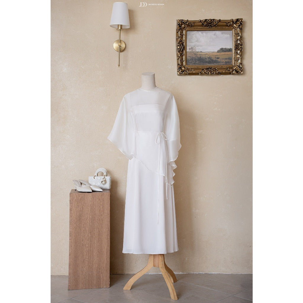 Silk Cape Dress