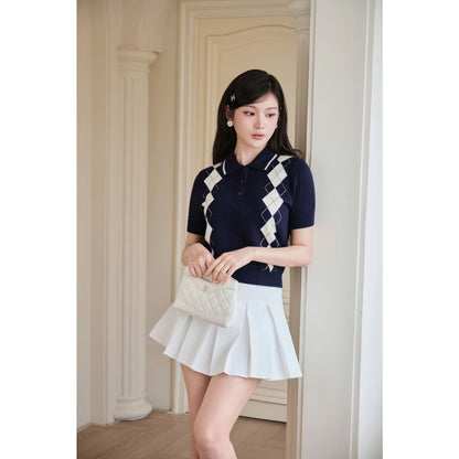 Diamond Polo Knit