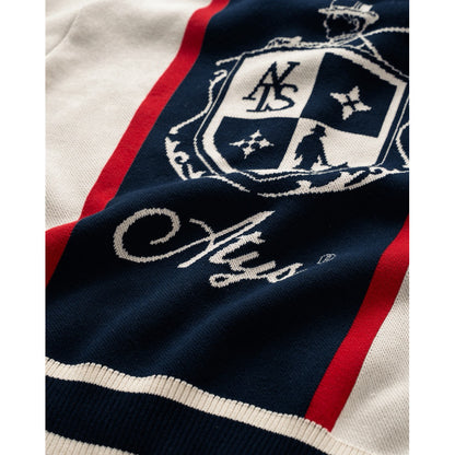 Gentle League Knit Zip Jacket