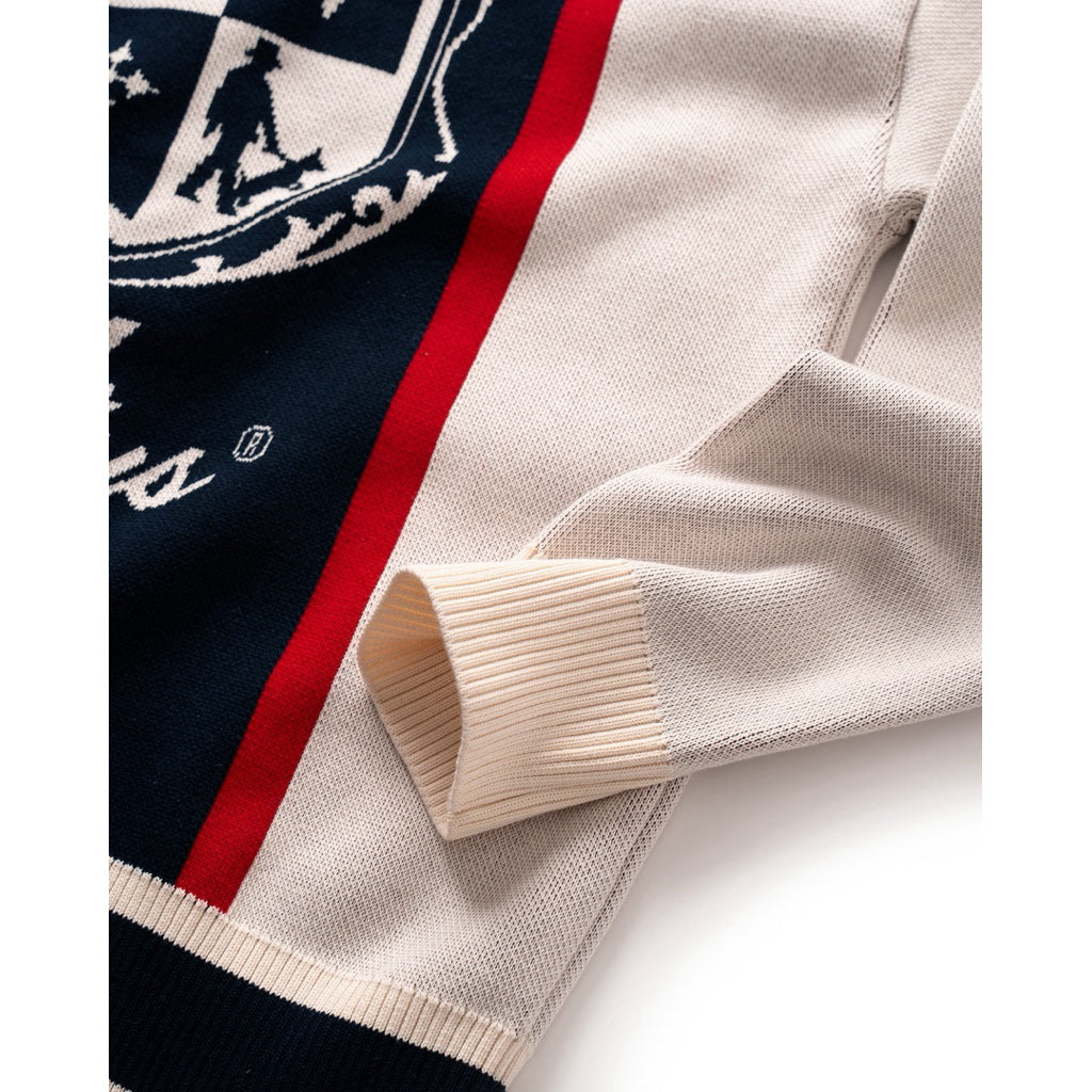 Gentle League Knit Zip Jacket