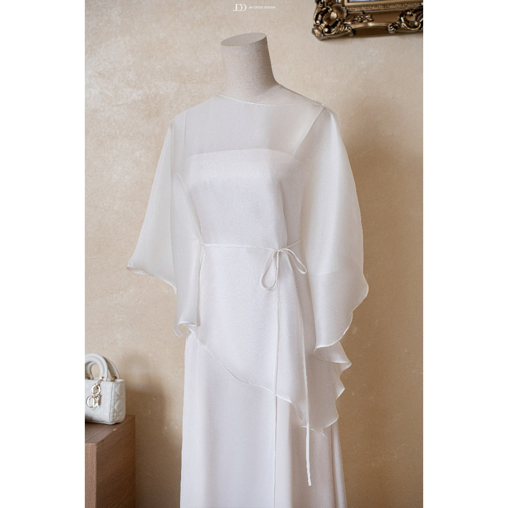 Silk Cape Dress