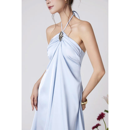 Quiero Halter Maxi Dress