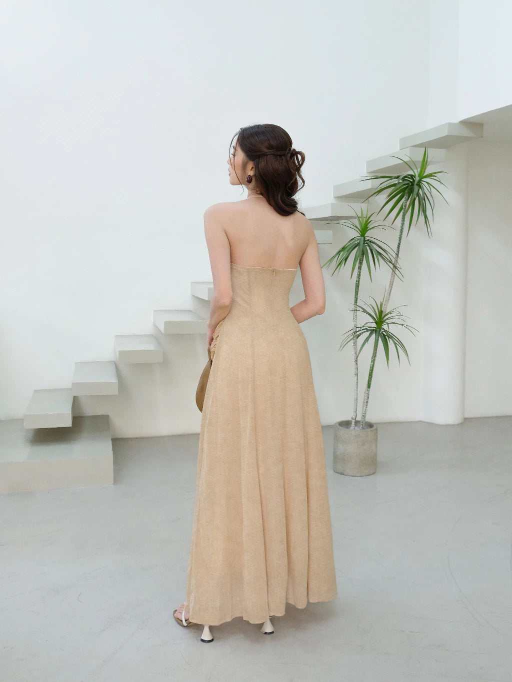 Senci Floral Waist Dress