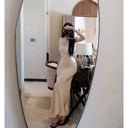 Silk Bustier Dress