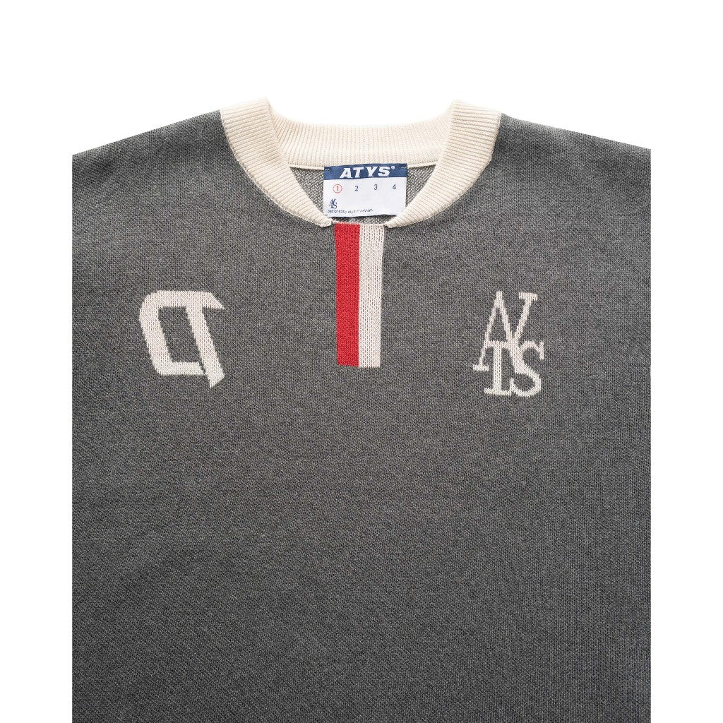 Shadow Back Knit Half-Zip Polo