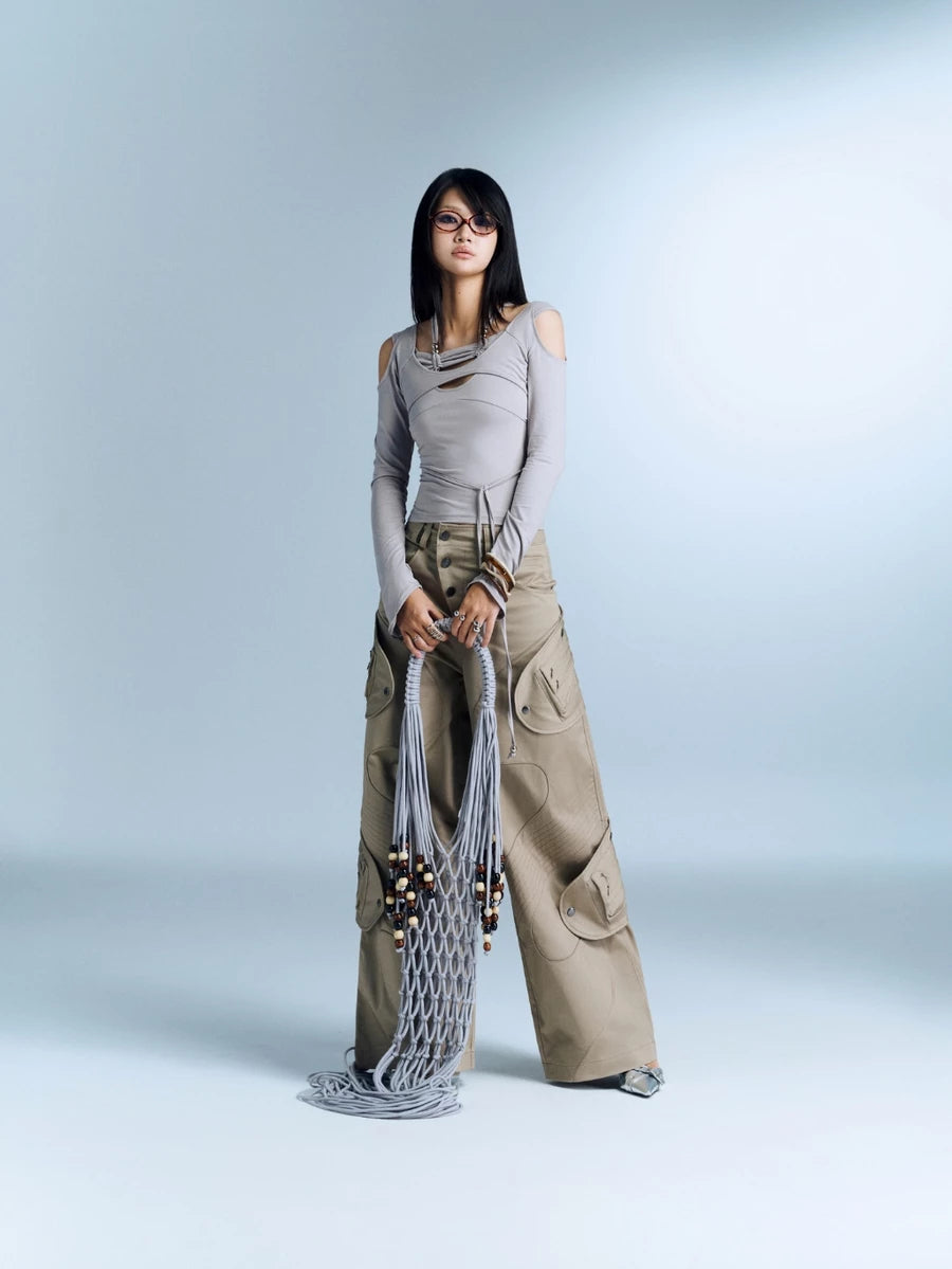 PAISLEY PANTS (BEIGE)
