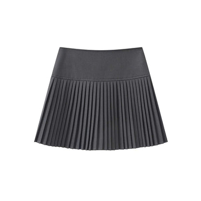 Gold Pleated Skirt