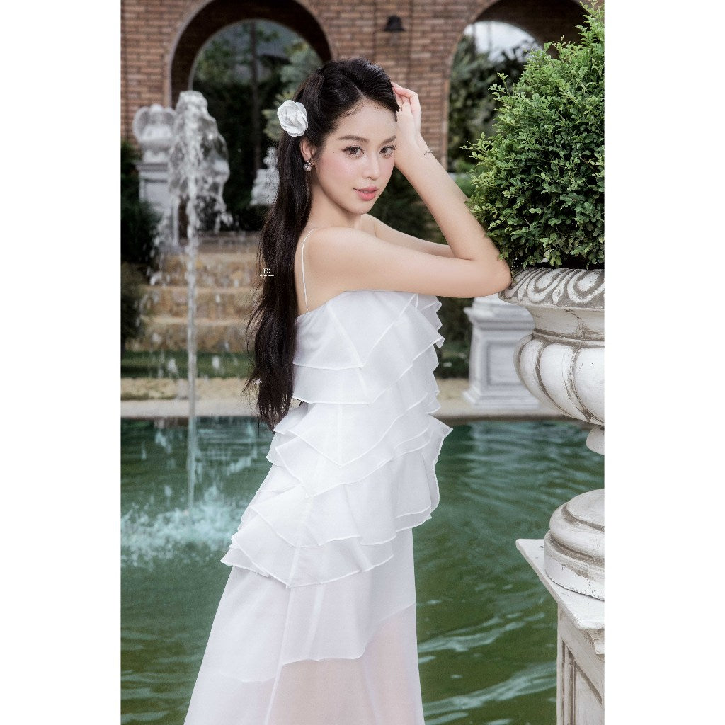 Floral Ruffle Maxi