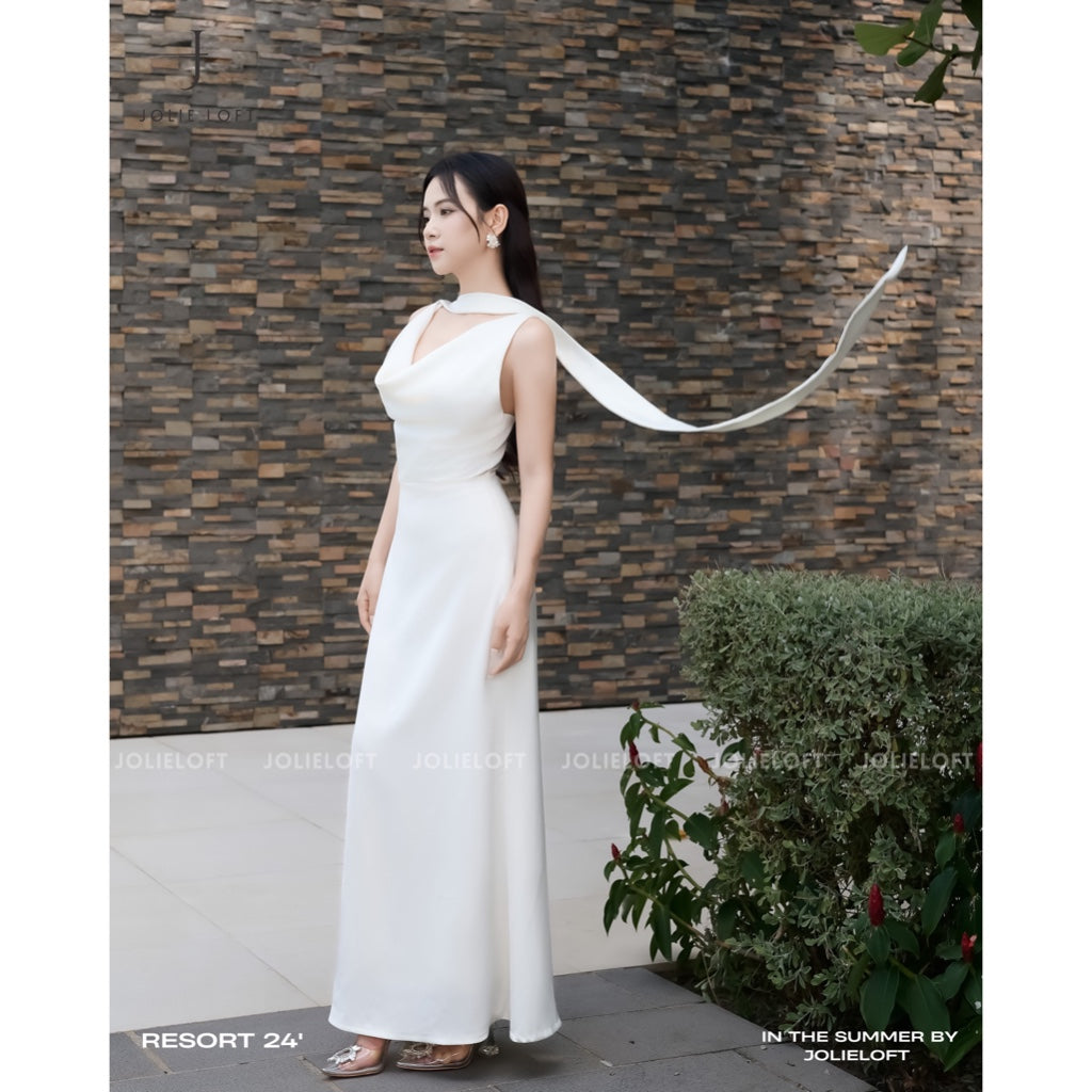 JOLIE Silk Maxi Dress