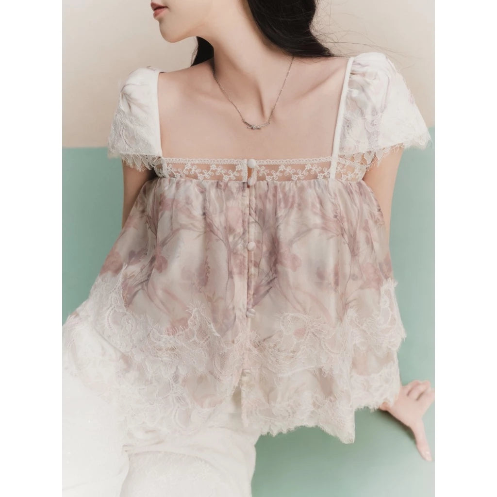 Flora Lace Top