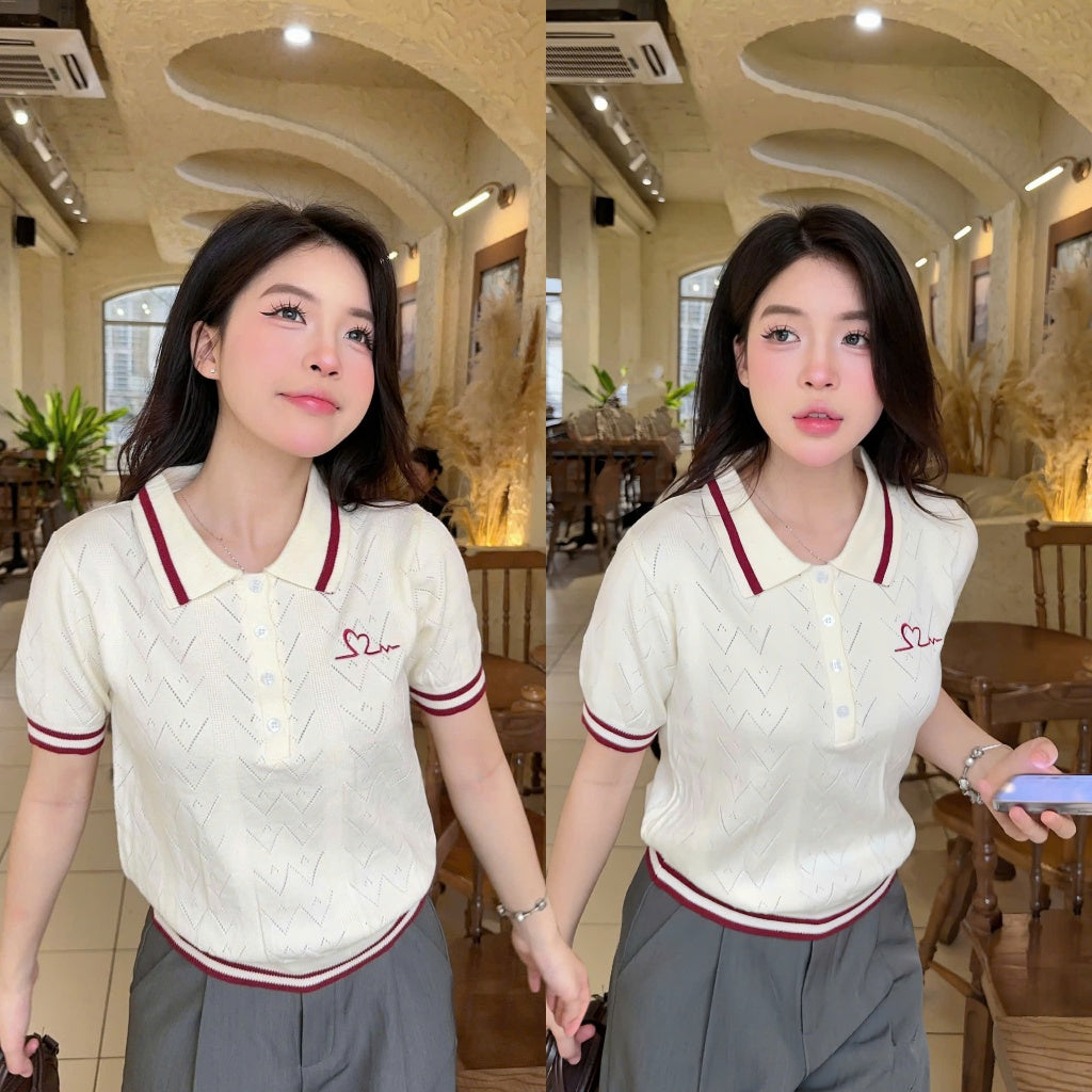 Diamond Knit Polo