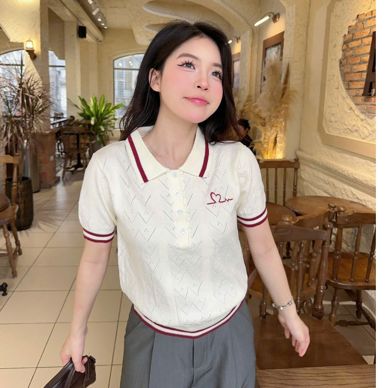 Diamond Knit Polo
