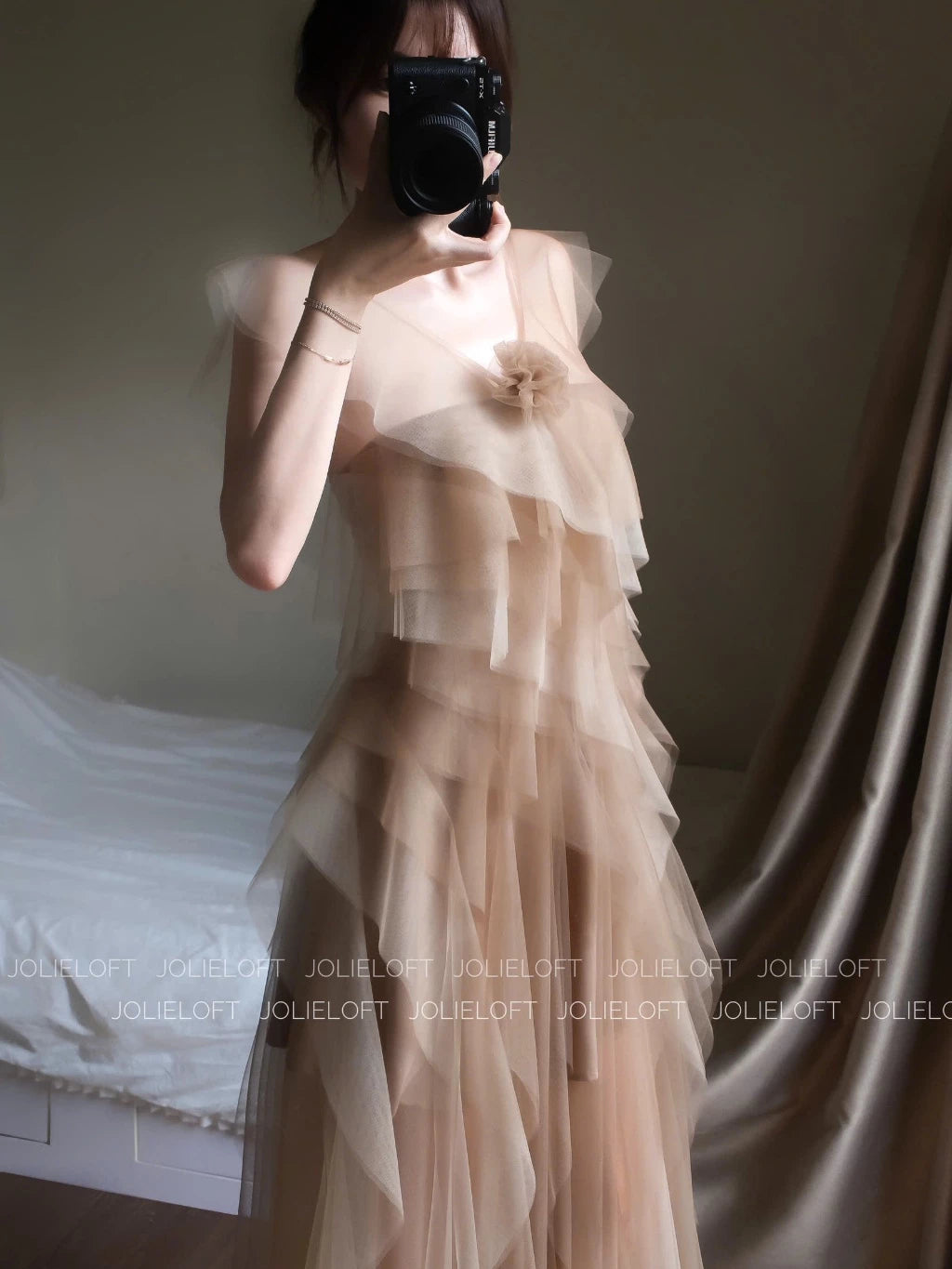 Molly Pastel Wave Gown