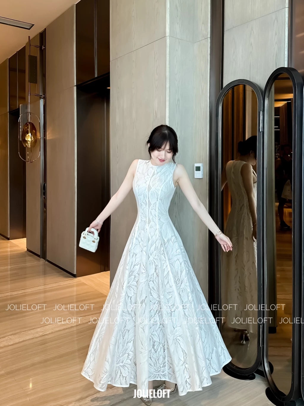 Capeli Embellished Taffeta Gown