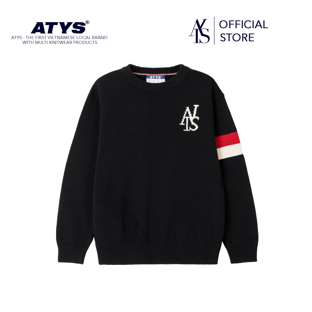 Tricolor Cotton Pullover