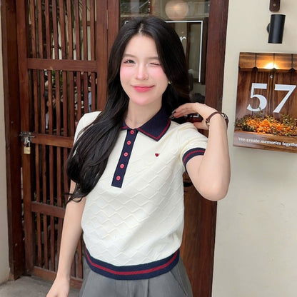 Diamond Knit Polo