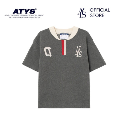 Shadow Back Knit Half-Zip Polo