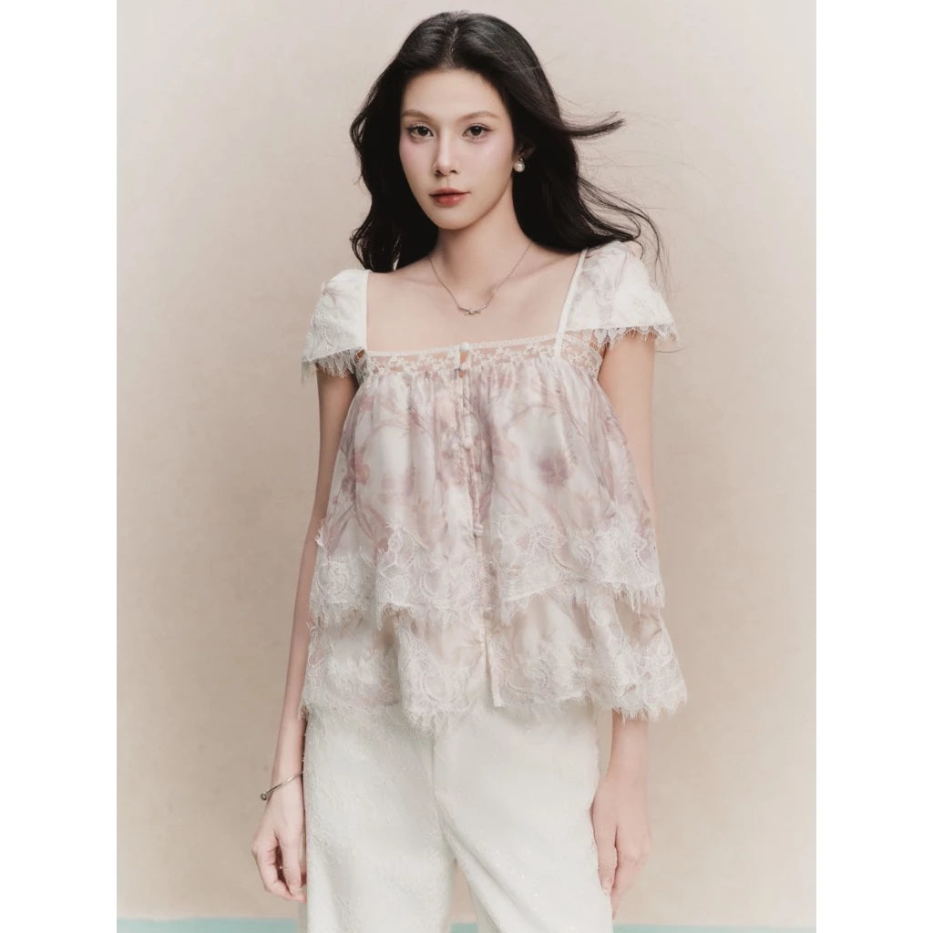 Flora Lace Top