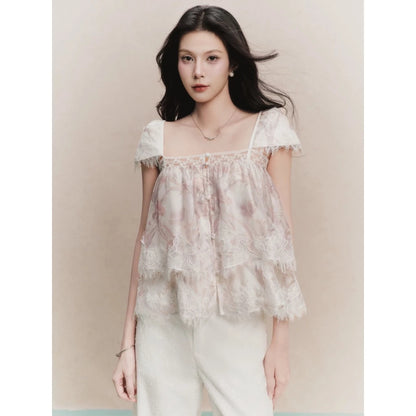 Flora Lace Top