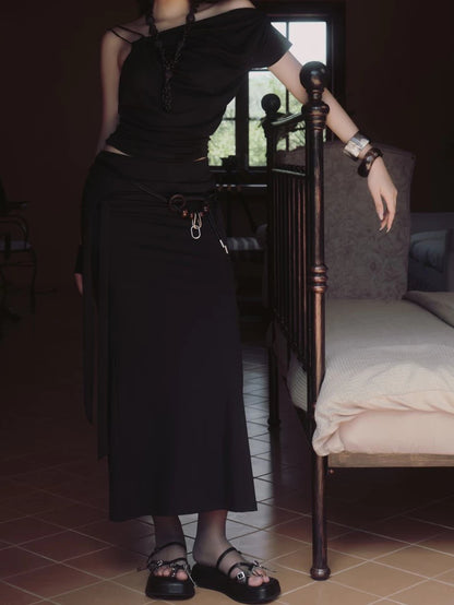 SELWYN SKIRT (BLACK)