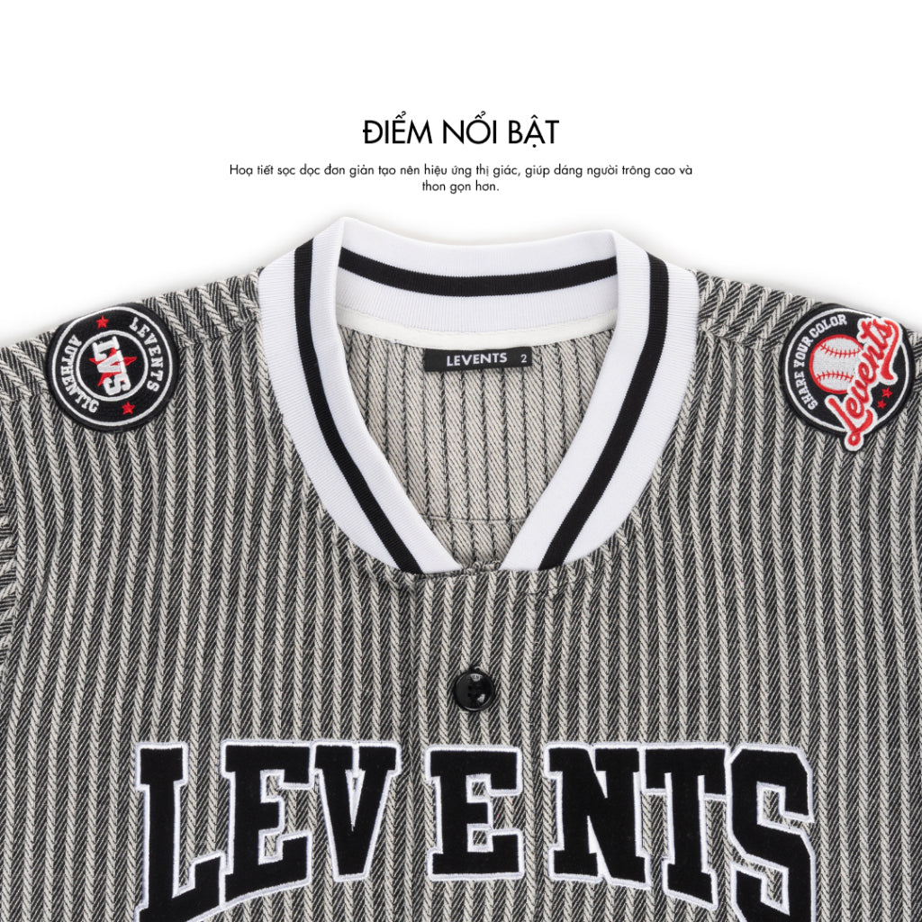 Jersey Levents Striped Baseball