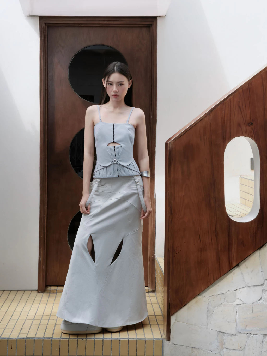 SEAGRAVE SKIRT (GRAY)
