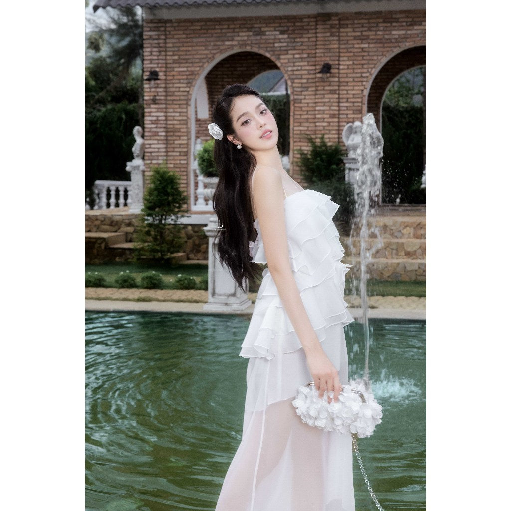 Floral Ruffle Maxi
