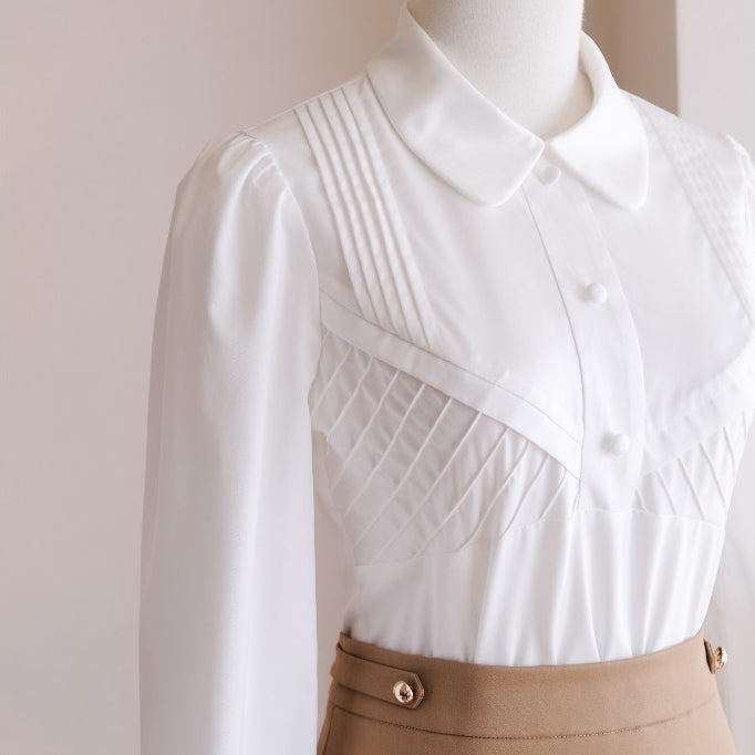 Mila Pleated Shirt
