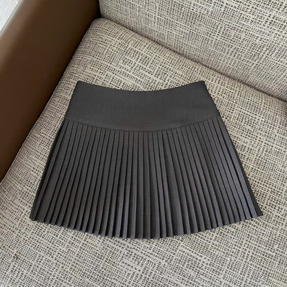 Gold Pleated Skirt