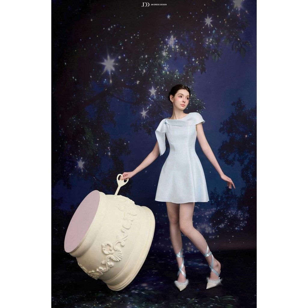 Asymmetric Shoulder Dress