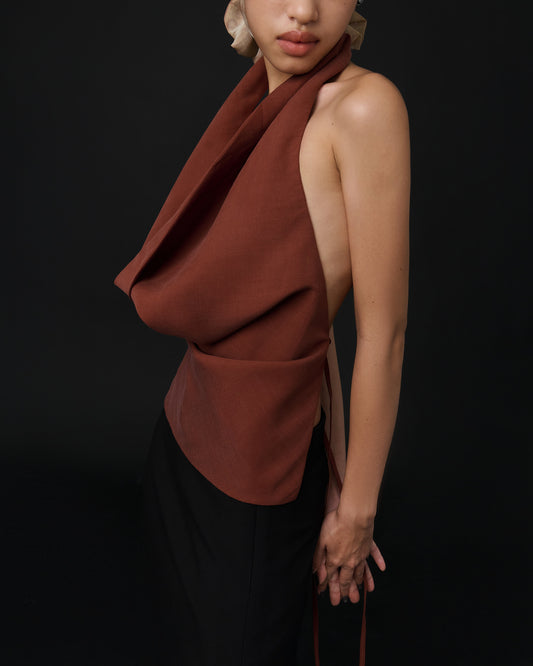 minimalist silk tops