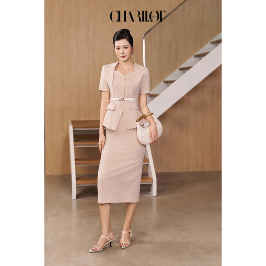 Square Neck Suit Set