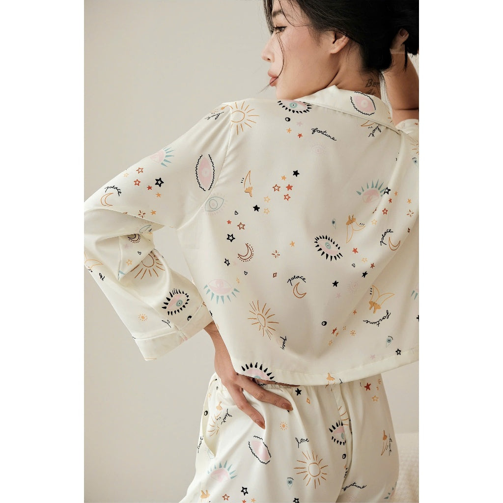 Starry Silk Pajama