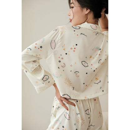 Starry Silk Pajama